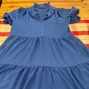 1 State Blue Prarie Dress